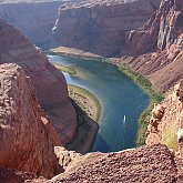 Colorado River circling the Horse Shoe
